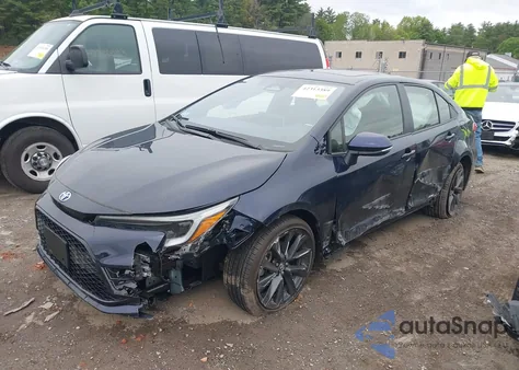 2025 Toyota Corolla Hybrid Se from USA, damaged, VIN JTDBDMHEXS3017426